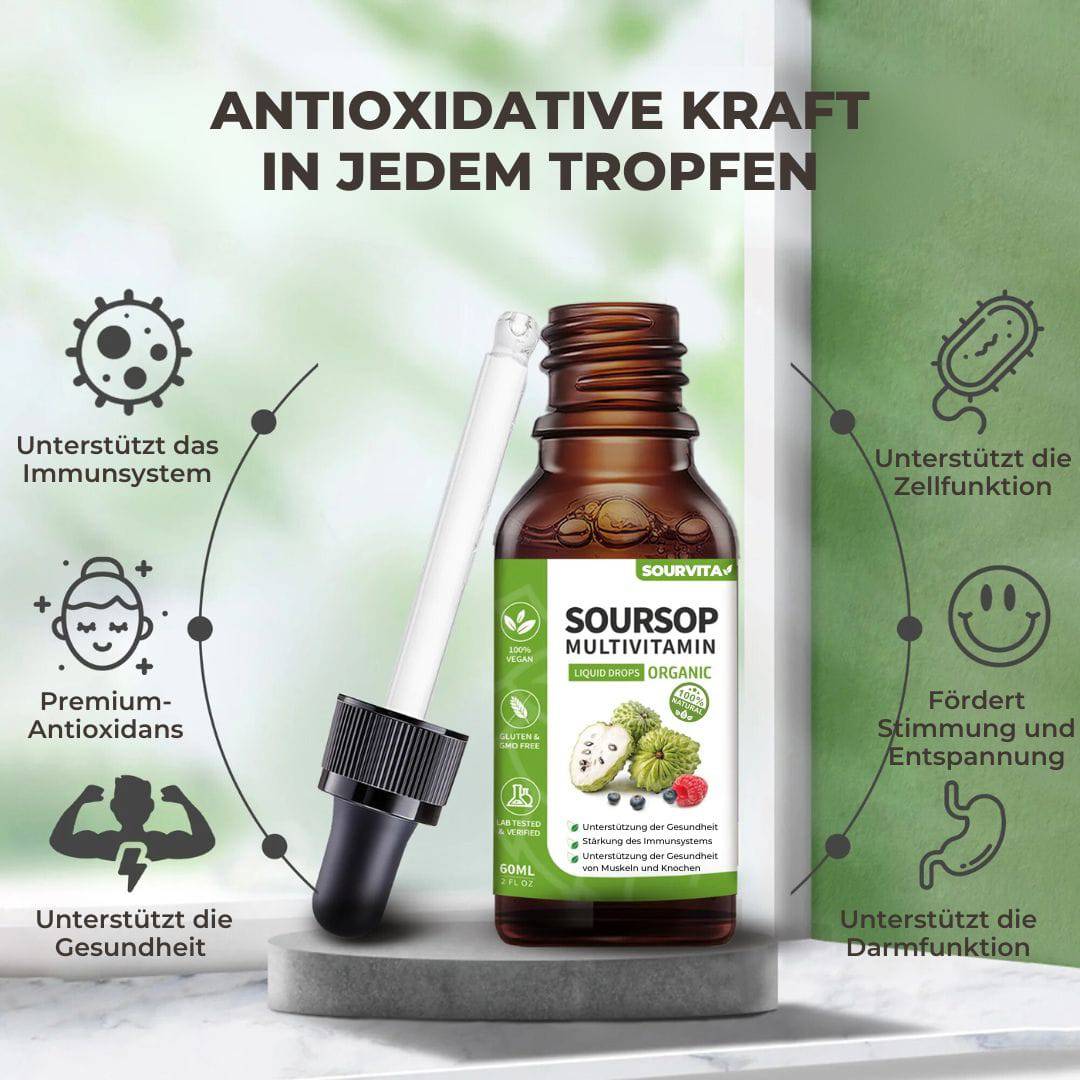 Soursop Multivitamin Liquid Drops – 60ml - SOURVITA