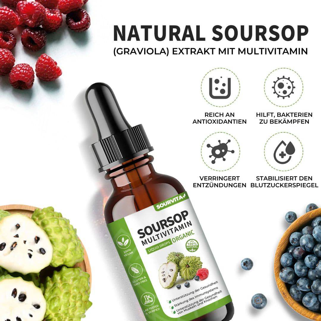 Soursop Multivitamin Liquid Drops – 60ml - SOURVITA